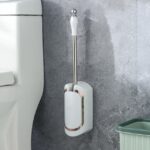 Luxury-Toilet-Clean-Brush-with-Drain-Base-Wall-Mounted-Long-Handle-Cleaning-Utensils-Household-Bathroom-Toilet