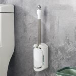 Luxury-Toilet-Clean-Brush-with-Drain-Base-Wall-Mounted-Long-Handle-Cleaning-Utensils-Household-Bathroom-Toilet