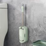 Luxury-Toilet-Clean-Brush-with-Drain-Base-Wall-Mounted-Long-Handle-Cleaning-Utensils-Household-Bathroom-Toilet