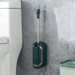 Luxury-Toilet-Clean-Brush-with-Drain-Base-Wall-Mounted-Long-Handle-Cleaning-Utensils-Household-Bathroom-Toilet