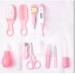 Baby Care Kit Kids Hair Nail Healthcare Thermometer Grooming Brush Kit Clipper Scissors Kid Toiletrie