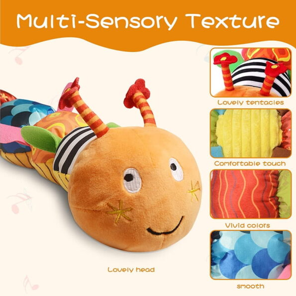 Educational Plush Caterpillar baby Toys