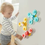 Educational Toys 3Pcs-Set-Baby-Bath-Toys-Funny-Bathing-Sucker-Spinner-Suction-Cup-Cartoon