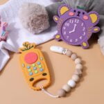 Baby-Silicone-Teether-Toys-Remote-Control-Shape-Teether-Rodent-Gum-Pain-Relief-Teething