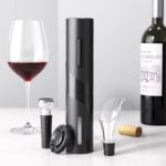 Electric-Wine-Opener-Set-with-Charging-Base-Automatic-Corkscrew-with-Aerator-Pourer-and-Foil-Cutter-for