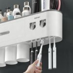 IZEFS-Magnetic-Adsorption-Inverted-Toothbrush-Holder-Double-Automatic-Toothpaste-Dispenser-Storage-Rack-Bathroom-Accessories-Set