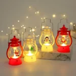 2024New-Year-Lamp-Decor-Christmas-Portable-Lantern-Santa-Claus-Xmas-Tree-Wind-Lights-Pendant-Navidad-Christmas