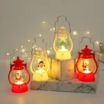 2024New-Year-Lamp-Decor-Christmas-Portable-Lantern-Santa-Claus-Xmas-Tree-Wind-Lights-Pendant-Navidad-Christmas