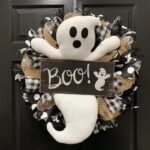 Halloween-Ghosts-Boo-Wreath-Cartoon-Smile-Ghosts-Autumn-Wreathes-Home-Party-Hanging-Pendant-Decoration-Supplies