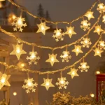 1-5-3M-Christmas-Snowflake-Ball-LED-String-Lights-Fairy-Lamp-Christmas-Holiday-New-Year-Party