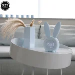 Cartoon-Multifunctional-LED-Intelligent-Alarm-Clock-LED-Display-Screen-Cute-Rabbit-Alarm-Clock-Student-Children-Desktop