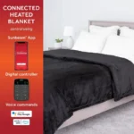 Connected-WiFi-Heated-Blanket-WiFi-Electric-Blanket-Lofttec-Slate-Grey-King