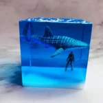 Cultural-And-Creative-Products-Handicrafts-Resin-Creative-Gifts-Ocean-Whale-Shark-And-Divers-Home-Night-Light