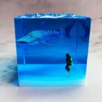 Cultural-And-Creative-Products-Handicrafts-Resin-Creative-Gifts-Ocean-Whale-Shark-And-Divers-Home-Night-Light