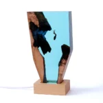 Marine-cave-diver-desktop-decoration-creative-art-lamp-holder-solid-wood-resin-night-light-birthday-gift