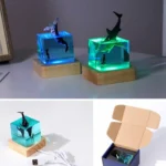 Ocean-Shark-Diver-Decoration-Gift-Whale-Epoxy-Resin-Desktop-Lamp-Luminous-Toy-LED-Night-Light-Home